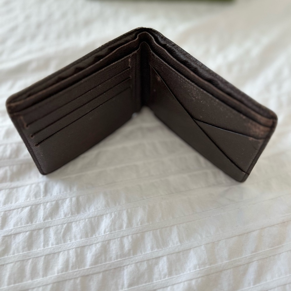 Louis Vuitton Dark Brown Checkered Card Holder - Picture 5 of 5